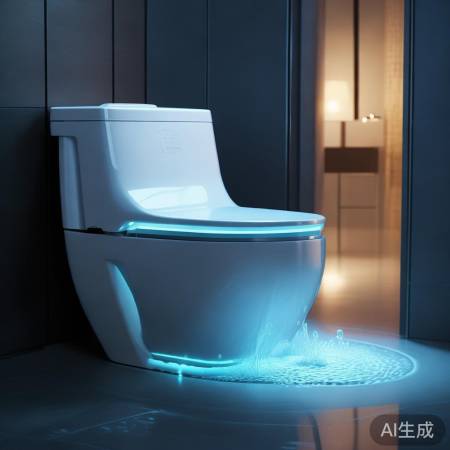智能马桶，自动清洁夜灯
