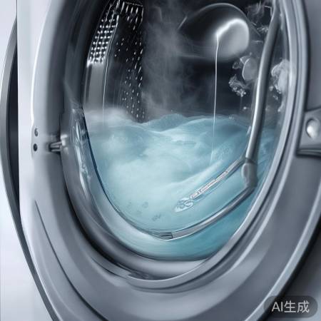 白醋除霉，清洁洗衣机