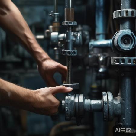 “慢慢用力，防阀门损坏”