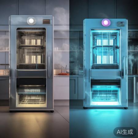 两种消毒柜类型：蒸汽和紫外线