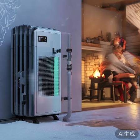 “空气能节能，冬季省电神器”