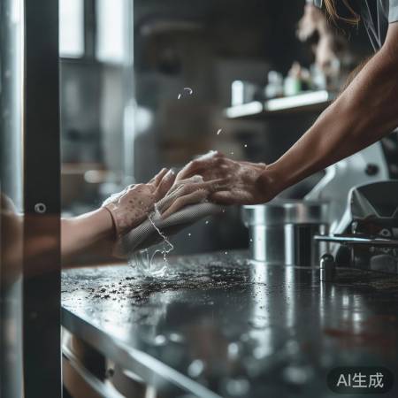 擦拭保险柜，除污防阻剂