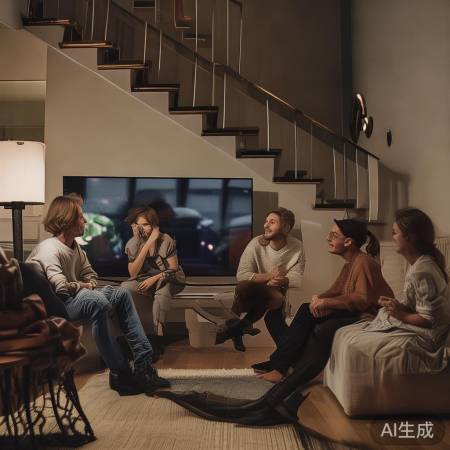 楼梯下电视，生活小窍门