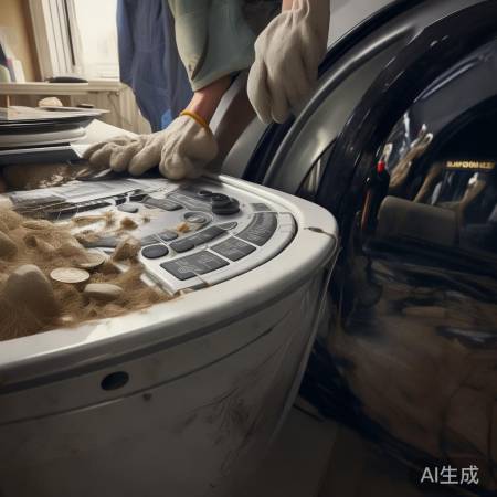 洗衣机按钮异物排查