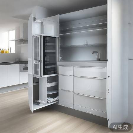 厨房布局，消毒储物结合