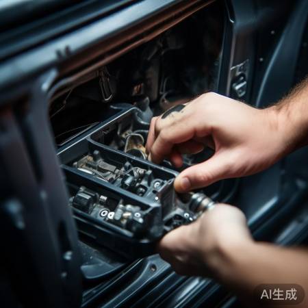 检查反锁旋钮异物