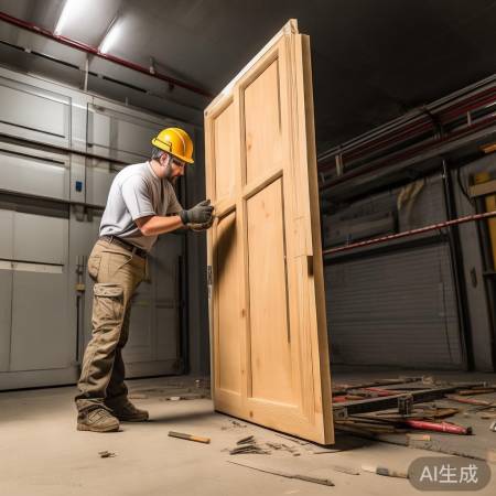 卸门小心门闩钩