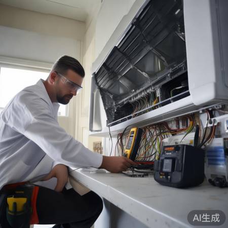 检查空调电源线