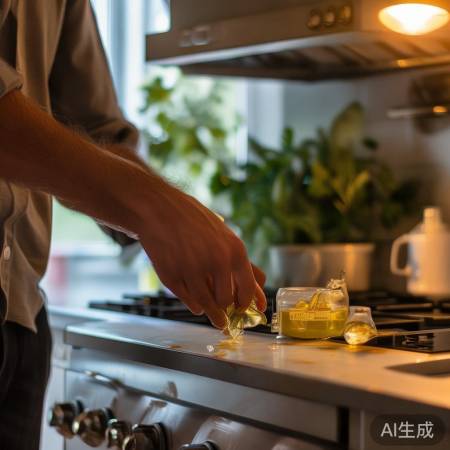 天然清洁剂洗油烟机