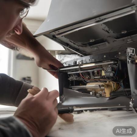 检查油烟机左电机