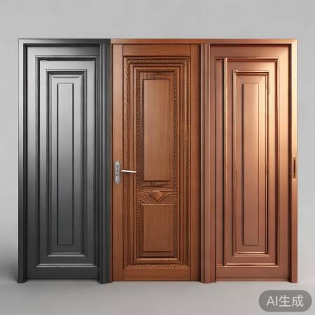 门体材料多样，选材需权衡。