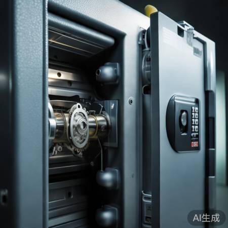 “检查保险柜门锁”