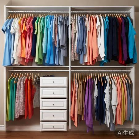 “分层存储衣物，上下分区合理”