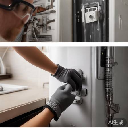 安全放水，避免烫伤