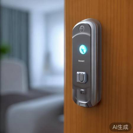 “按重置键，重置智能锁”