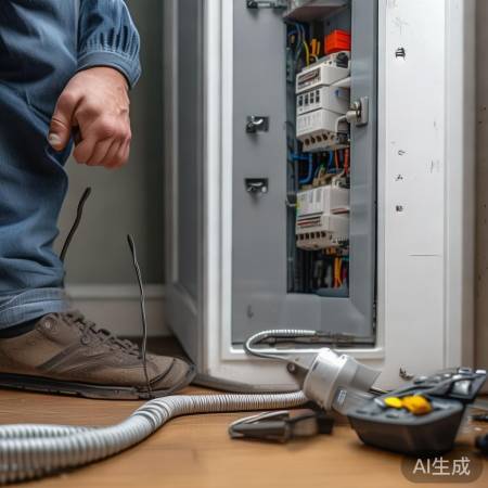 断电拆解电热水器