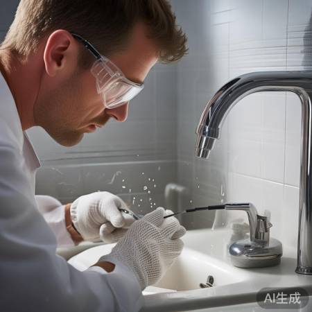 拆螺丝，小心溅水