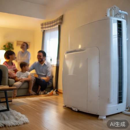 “空气能地暖，温暖又省电”