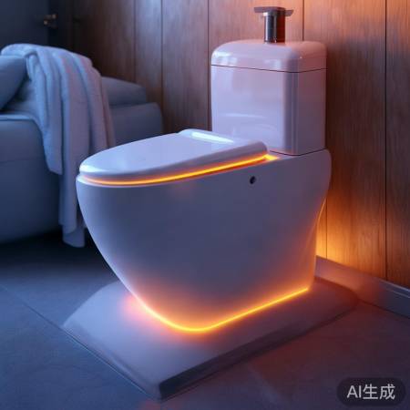 智能马桶座圈冬季自动加热