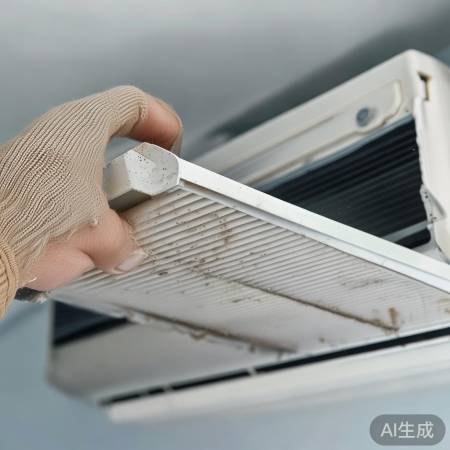 “清洗空调滤网，清新空气延长寿