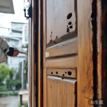 检查防盗门通风孔