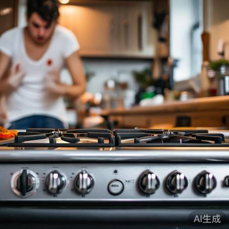 燃气阀门别忘开