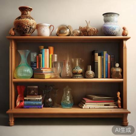 物品从上到下，大小有序摆放