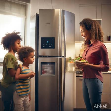 冰箱温度适中，健康生活。