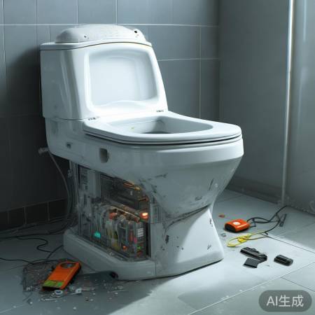 智能马桶使用不当，主板过载。