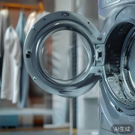 洗衣机清洗小技巧，安全断电洗。