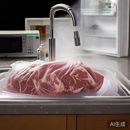 炖肉解冻技巧：慢解勿热水