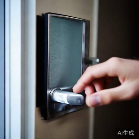 指纹锁清洁触控屏