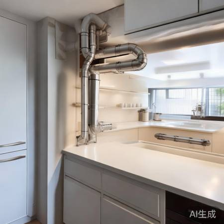 定制风管，美观实用，个性厨房