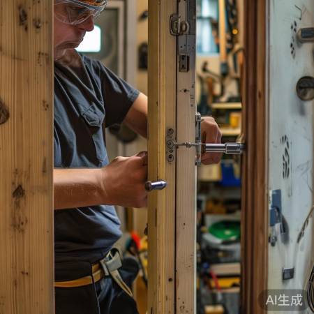 “逐个拧螺丝，门可顺畅开启”