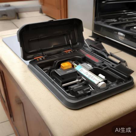 检查燃气灶电池