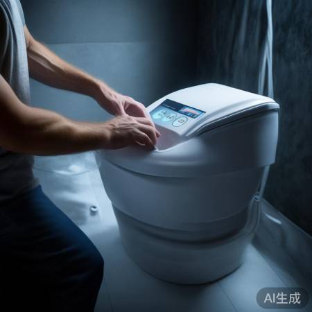 适应智能马桶，先温水冲洗