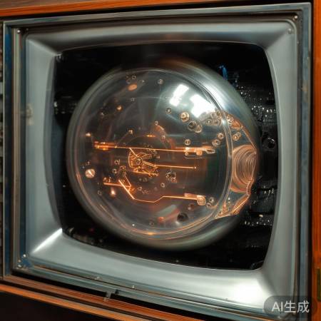 金属显像管，铜制电子枪