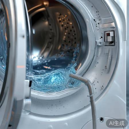 洗衣机排水不畅，转动受阻