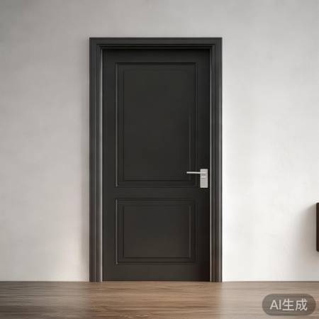 调和门墙色彩，和谐又突出轮廓