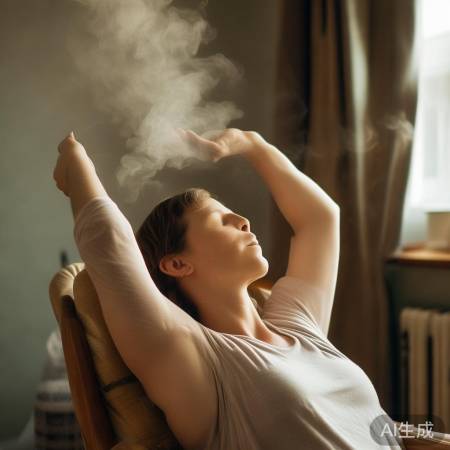 肩部放松，促进循环