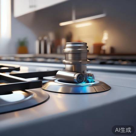 燃气灶阀门控制燃气流入