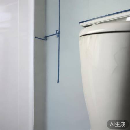 确定马桶上小背篓稳固安装位置