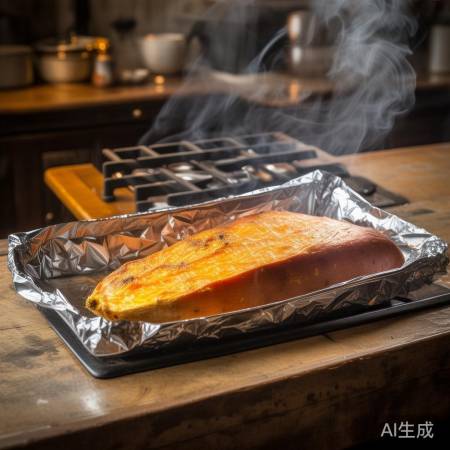 锡箔纸烤红薯小技巧