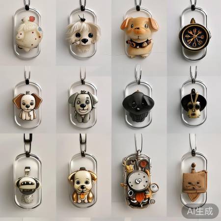 挂件款式多样，拆卸方便