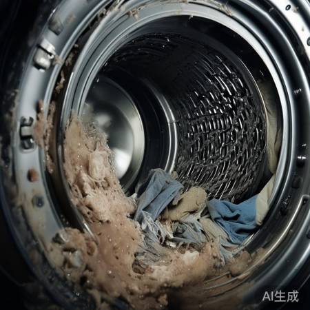 洗衣机异味来源：污垢细菌与洗涤