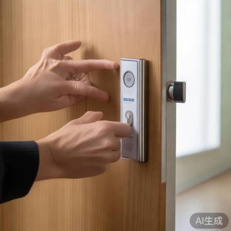 指纹锁安装简便