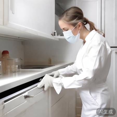 清洁消毒柜角落