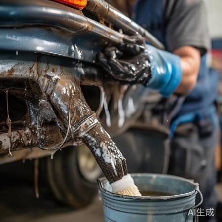 热水刷油泥，不伤排烟管