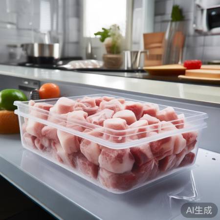 冷冻保鲜盒，便捷存储大块食品。
