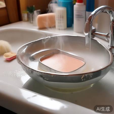 粉盒去污消毒法